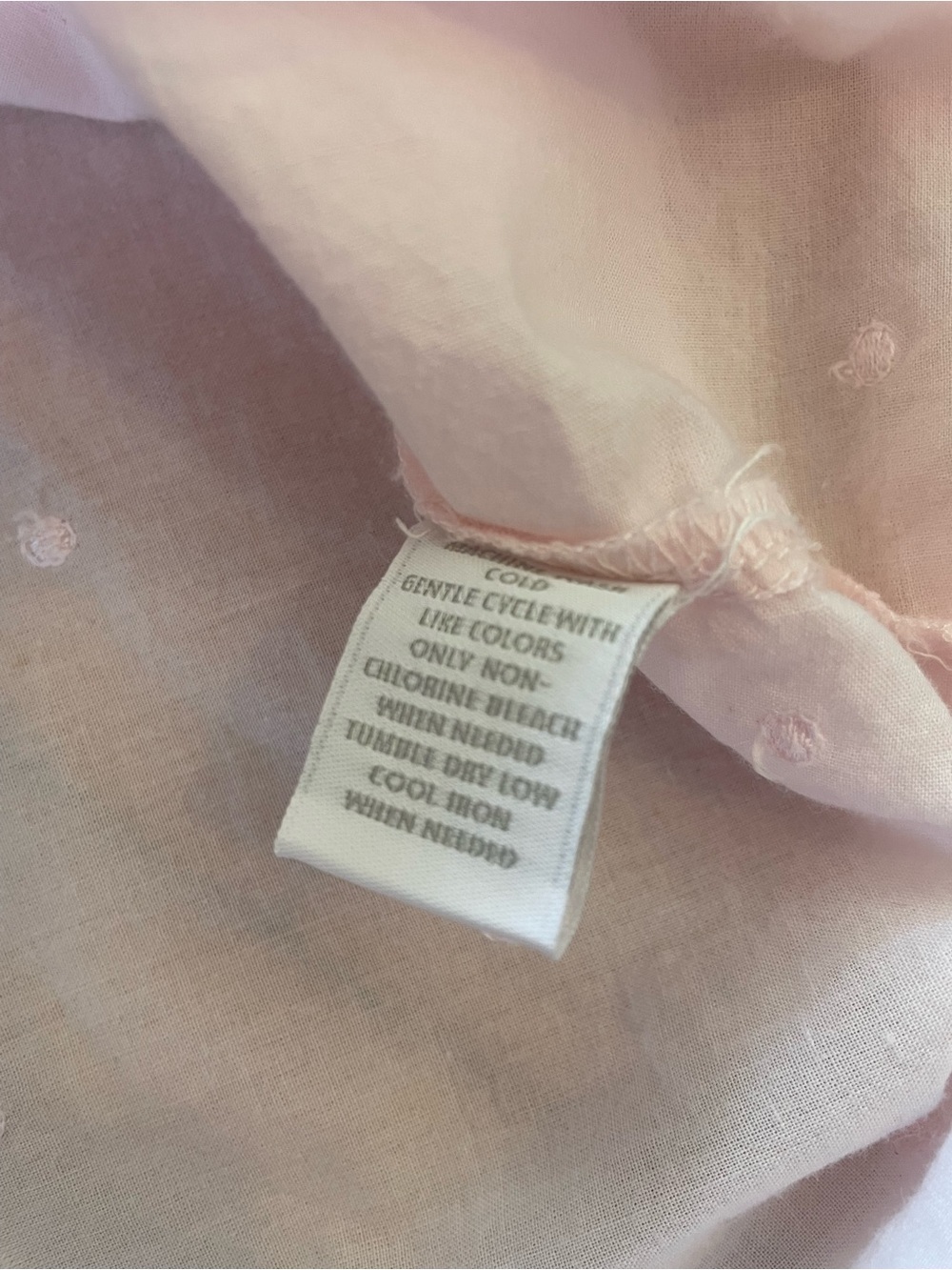 CHARTER CLUB Vintage Cotton Swiss Dot Eyelet Baby Doll Nightgown Slip Pink - Picture 4 of 12
